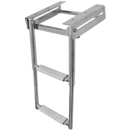 Трап телескопический выдвижной 2 серых ступени 285 мм (040104GT)